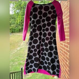 Unique, handmade knit dress - Sz 6-8. Be stylish and comfy at the same time!